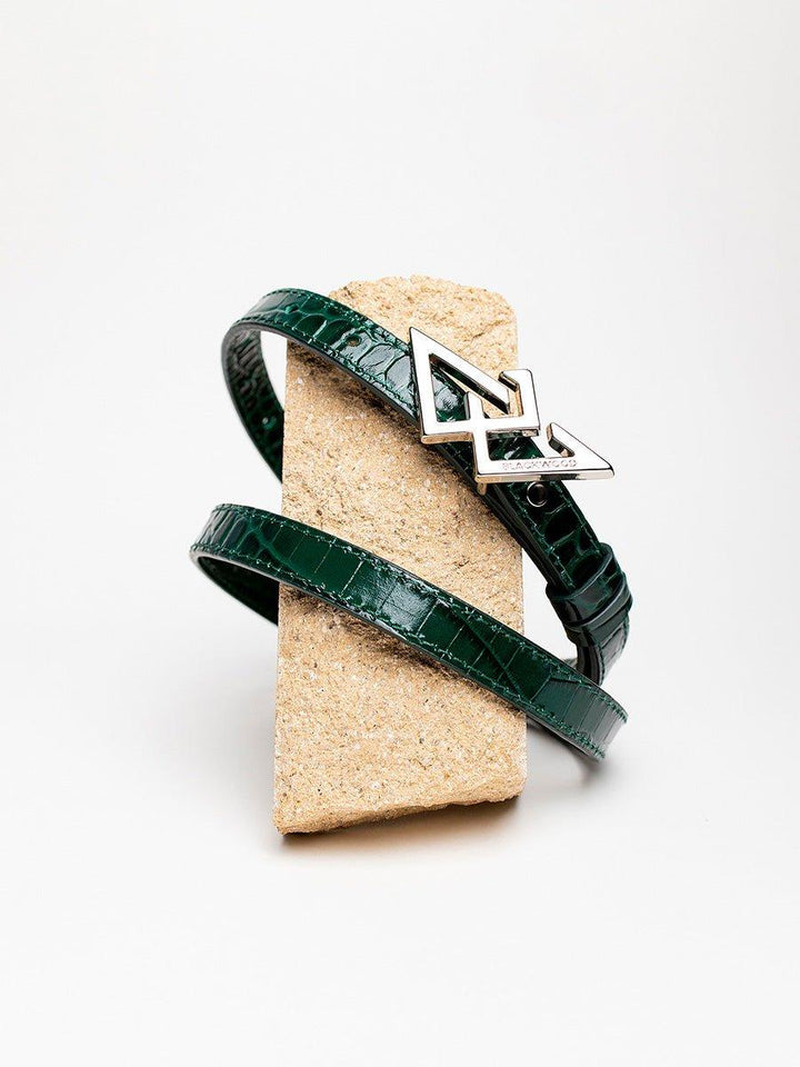 BELT GREEN CROCO