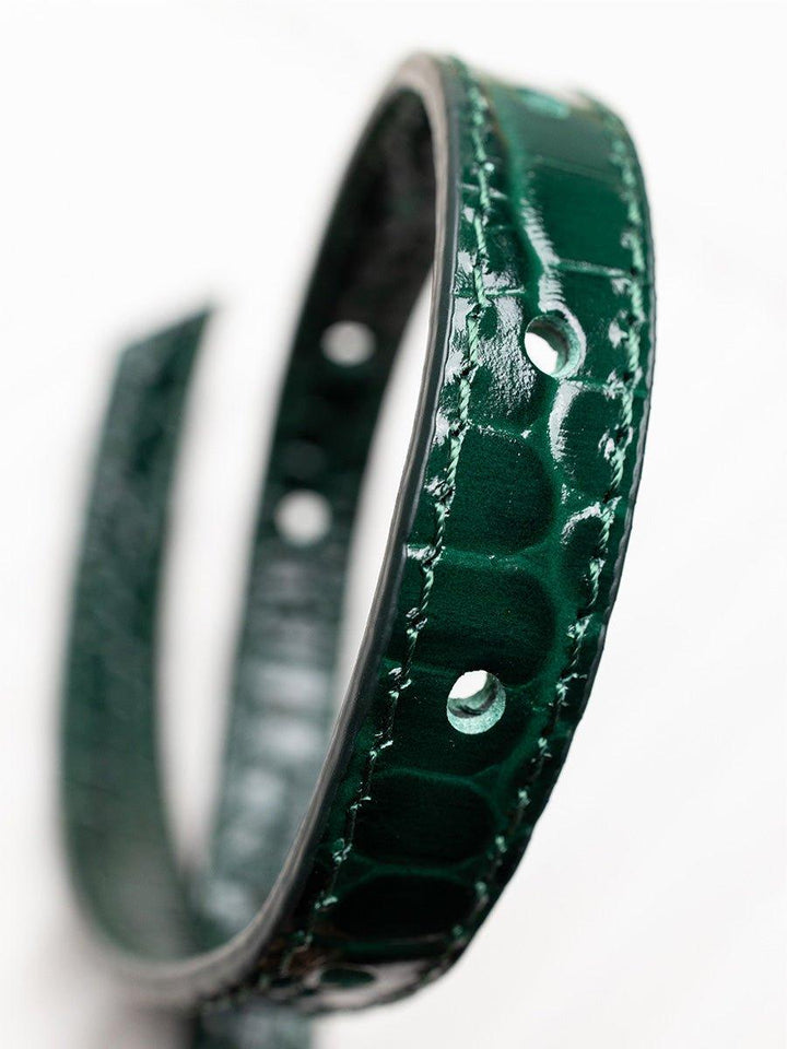 BELT GREEN CROCO