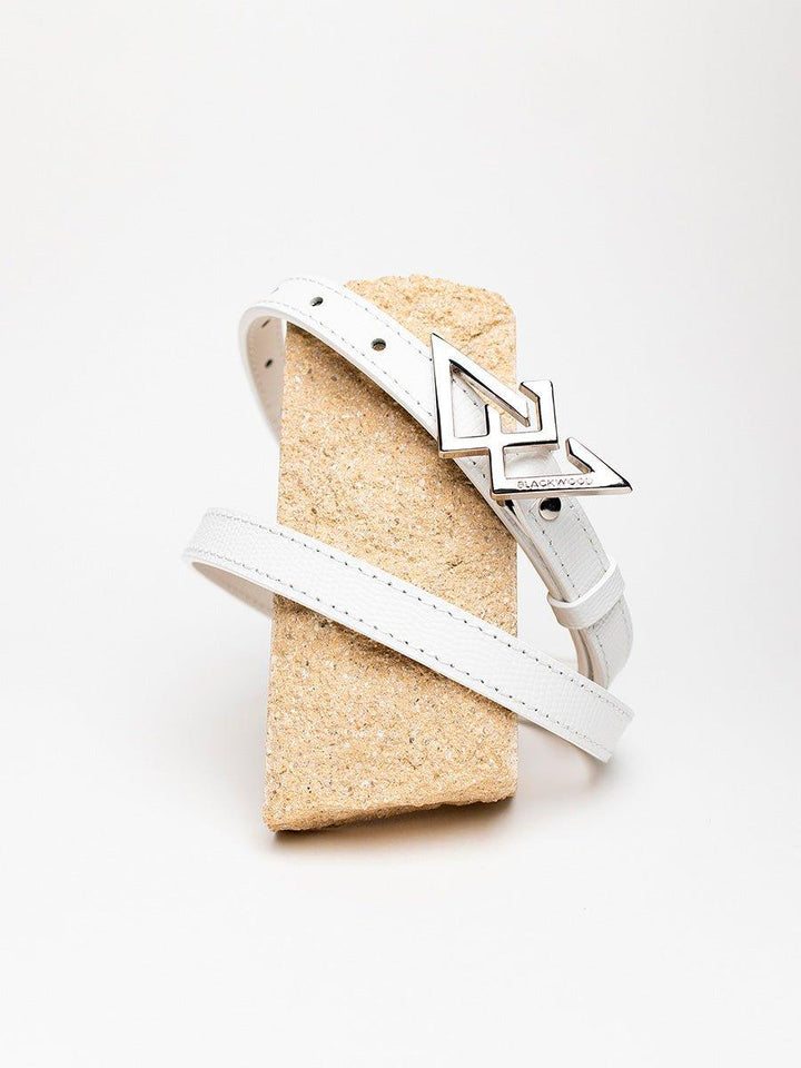 BELT WHITE SAFFIANO