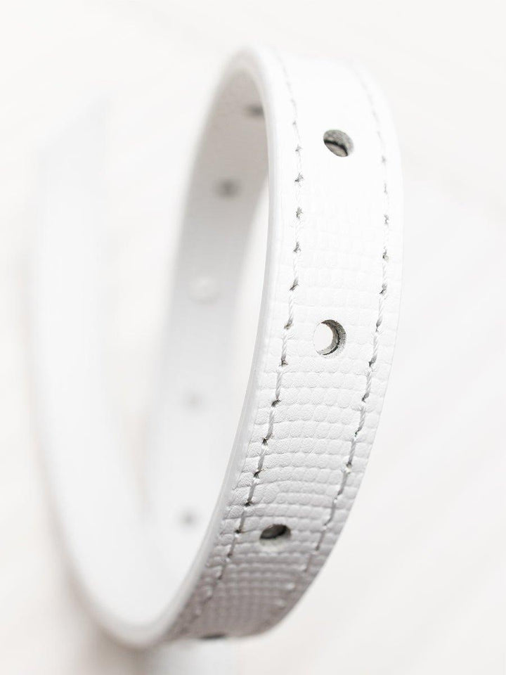 BELT WHITE SAFFIANO