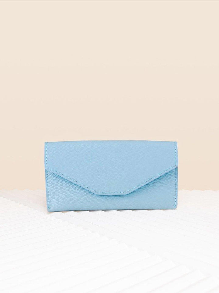 WALLET LIGHT BLUE SAFFIANO